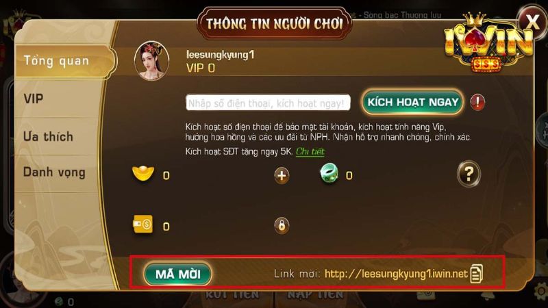 Ưu đãi khi giới thiệu bạn bè chơi game